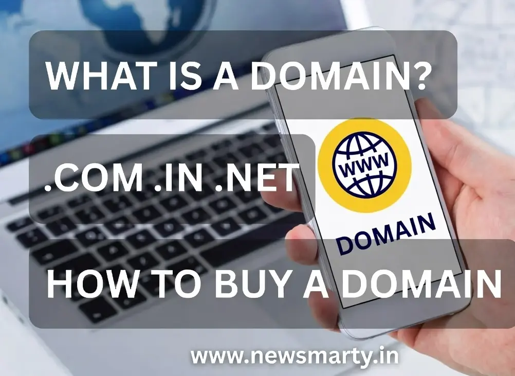 What is Domain extensions in Hindi